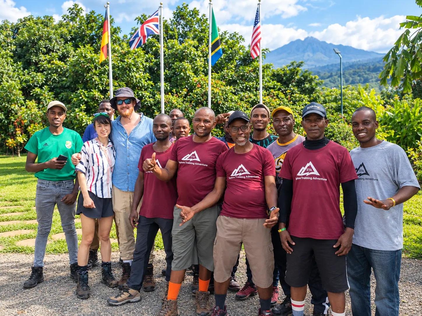 Local Explore Trekking Adventure guide on a mountain trail